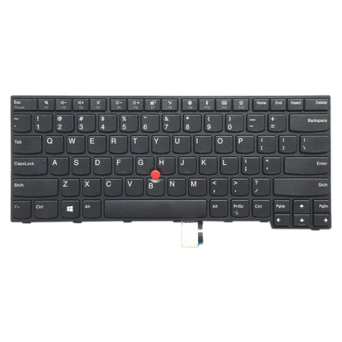 Version portable anglaise USA avec clé de pointage pour Lenovo IBM Thinkpad E470 / E470C / E475, Teclado 01AX080 / 01AX040 / 01AX000 / SN20K93235, pour Thinkpad E470 (US)