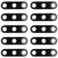 10 Pack Back Camera Lens for Xiaomi Mi 9 - High Quality