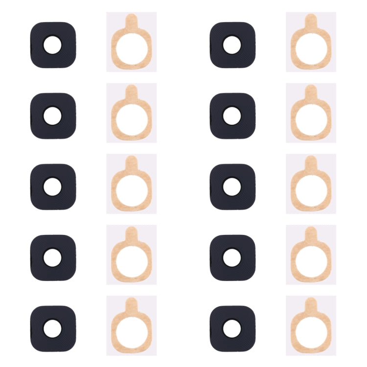 10 Camera Lens Covers with Adhesive for Galaxy S6 Edge+
