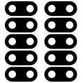 OPPO R17 Back Camera Lens Set - 10pcs Replacement Parts