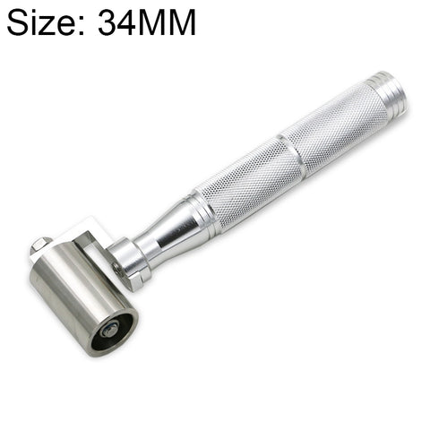 Rullo piatto per cucitura di ustensili per ruote in acciaio inossidabile per carta da parati per uso domestico con cuscinetto, dimensioni: 34X24 mm, Size: 34X24mm