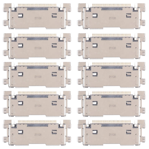 Per Galaxy Tab 7.7 / P6800 Connettore porta di ricarica da 10 pezzi, For Samsung Galaxy Tab P6800