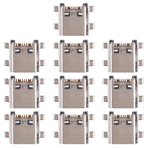 Per Galaxy J7 Neo / J701 10 pezzi connettore porta di ricarica, For Galaxy J7 Neo