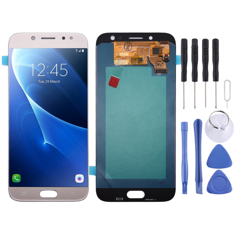 Oled Material LCD Screen and Digitizer Full Assembly for Galaxy J7 (2017) / J7 Pro, J730F/DS, J730FM/DS, For Samsung Galaxy J7 (2017)/J7 Pro OLED       ...