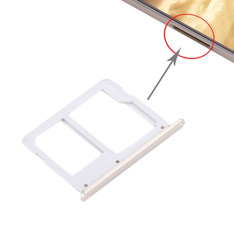 For Galaxy C7 / C7000 SIM Card Tray + Micro SD / SIM Card Tray, For C7 Gold, For C7 Grey