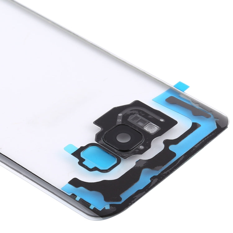 Per Samsung Galaxy S8 + / G955 G955F G955FD G955U G955A G955P G955T G955V G955R4 G955W G9550 Cover posteriore batteria trasparente con copriobiettivo fo...