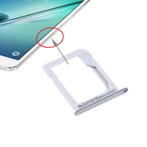 Per Galaxy Tab S2 8.0 / T715 Vassoio scheda SIM e vassoio scheda Micro SD, For Galaxy Tab S2 8.0, For Samsung Galaxy Tab S2 8.0