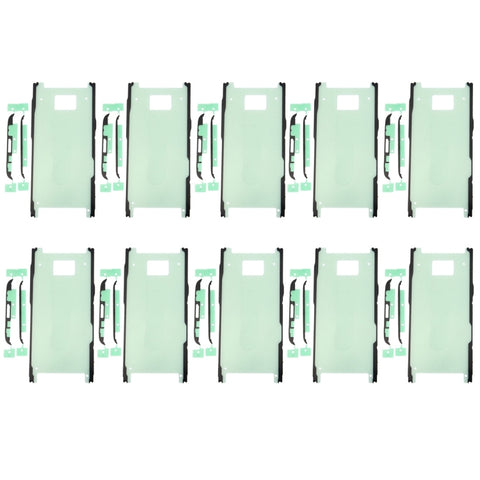 Pour Galaxy S8 10 pièces d'adhésifs pour allègement antérieur et adhésif pour corniche centrale, pour lunette Samsung Galaxy S8
