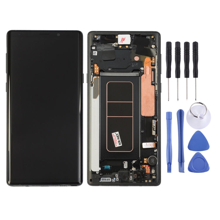 LCD Screen and Digitizer Full Assembly with Frame for Galaxy Note9 / N960A / N960F / N960V / N960T / N960U, For Galaxy Note9 (Frame)                    ...
