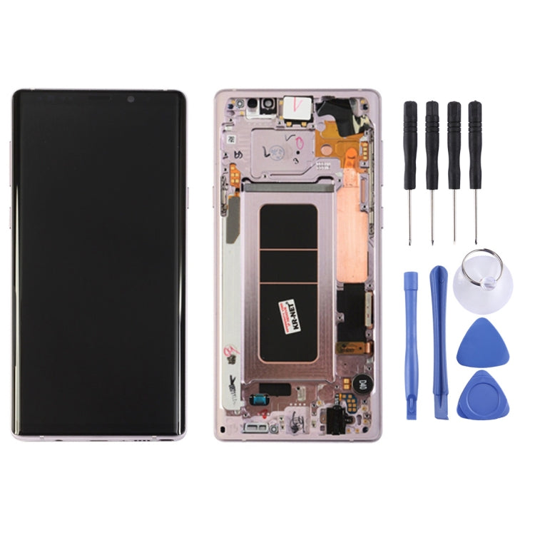 LCD Screen and Digitizer Full Assembly with Frame for Galaxy Note9 / N960A / N960F / N960V / N960T / N960U, For Galaxy Note9 (Frame)                    ...