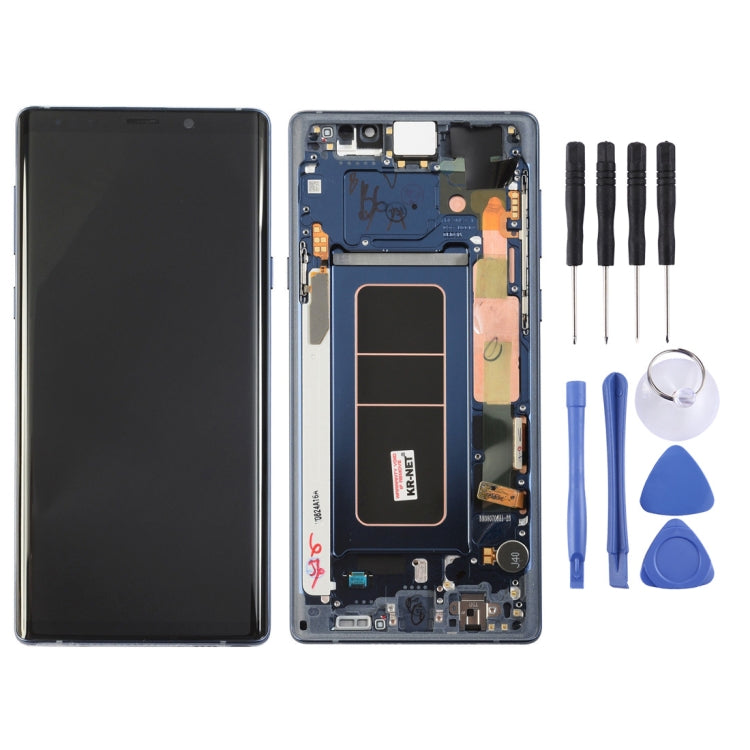 LCD Screen and Digitizer Full Assembly with Frame for Galaxy Note9 / N960A / N960F / N960V / N960T / N960U, For Galaxy Note9 (Frame)                    ...