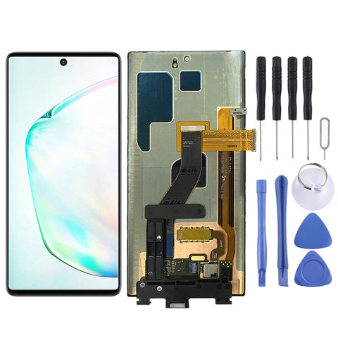 Schermo LCD originale in materiale AMOLED dinamico e digitalizzatore assemblaggio completo per Galaxy Note 10, For Samsung Galaxy Note 10 (Dynamic AMOLED)