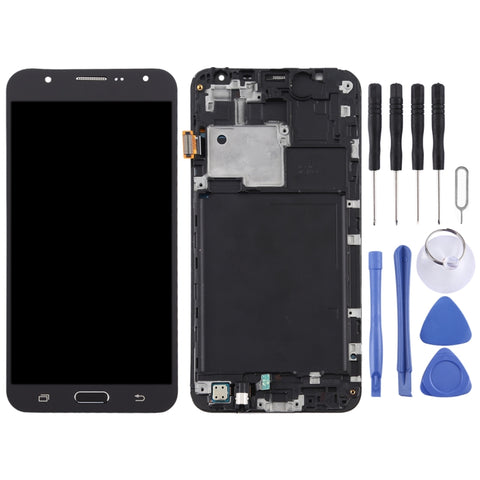 Schermo LCD in materiale TFT e digitalizzatore assemblaggio completo con cornice per Galaxy J7 (2015) / J700F, For Galaxy J7 (2015) (TFT Material), For Galaxy J7 (2015) with Frame,TFT