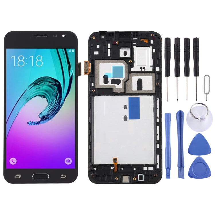 TFT Material LCD Screen and Digitizer Full Assembly with Frame for Galaxy J3 (2016) / J320F, For Galaxy J3 (2016) (TFT Material)                        ...