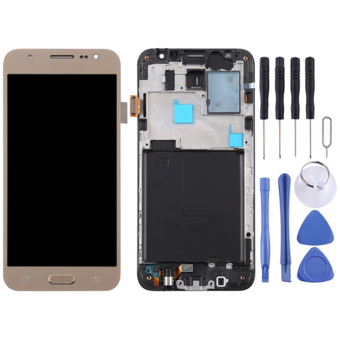 Schermo LCD in materiale TFT e digitalizzatore assemblaggio completo con cornice per Galaxy J5 (2015) / J500F, For Galaxy J5 (2015) (TFT Material), For Galaxy J5 (2015) with Frame,TFT