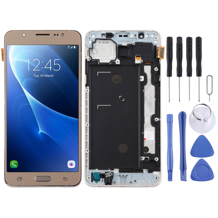 TFT Material LCD Screen and Digitizer Full Assembly with Frame for Galaxy J7 (2016) / J710F, For Galaxy J7 (2016) (TFT Material)                        ...