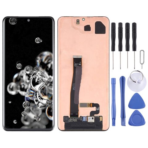 Schermo LCD e digitalizzatore in materiale AMOLED dinamico originale, assemblaggio completo per Galaxy S20 Ultra 4G, For Samsung Galaxy S20 Ultra 4G (Original )
