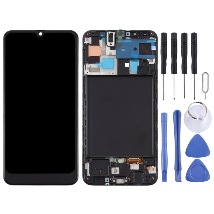 TFT Material LCD Screen and Digitizer Full Assembly With Frame for Samsung Galaxy A50  (Not Supporting Fingerprint Identification)                      ...