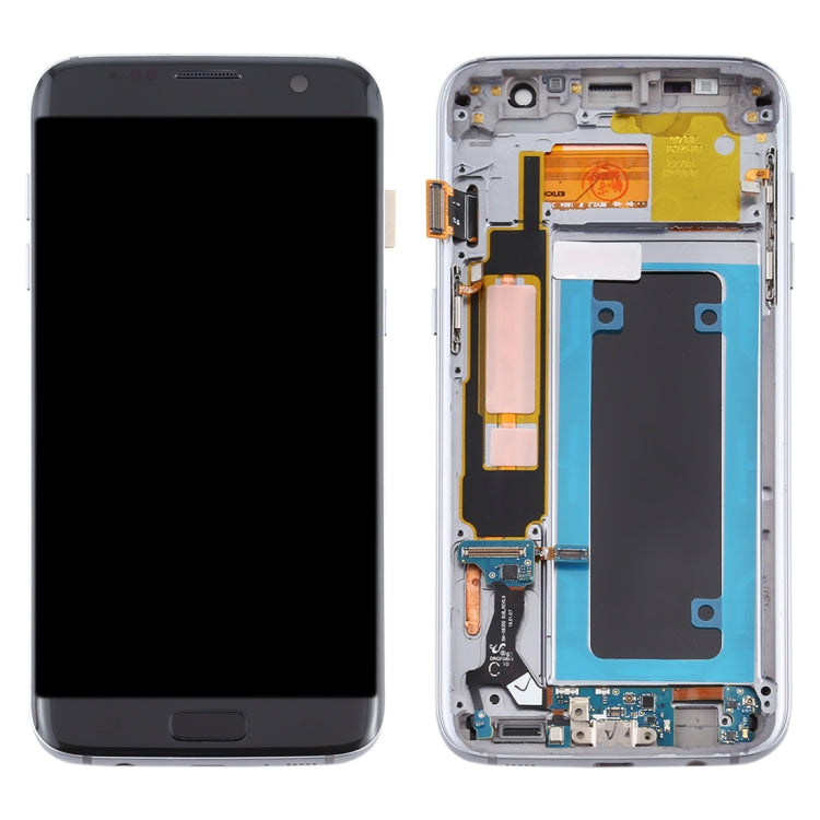 OLED Material LCD Screen and Digitizer Full Assembly With Frame for Samsung Galaxy S7 Edge / SM-G935F, For Samsung Galaxy S7 Edge (OLED)                ...