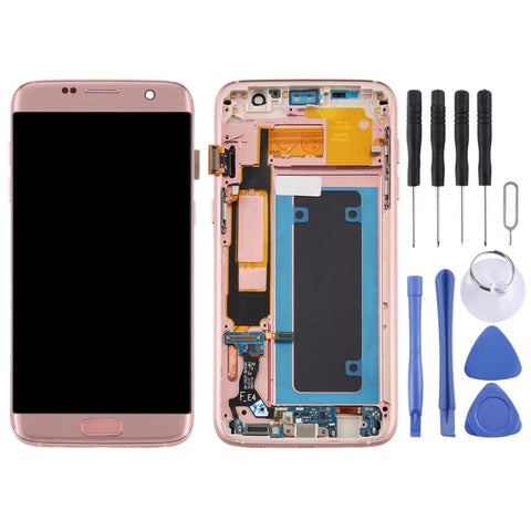 Schermo LCD in materiale OLED e digitalizzatore assemblaggio completo con cornice per Samsung Galaxy S7 Edge / SM-G935F, For Galaxy S7 Edge (OLED), For Samsung Galaxy S7 Edge (OLED), For Galaxy S7 Edge (OLED Material)�����������������������������������...