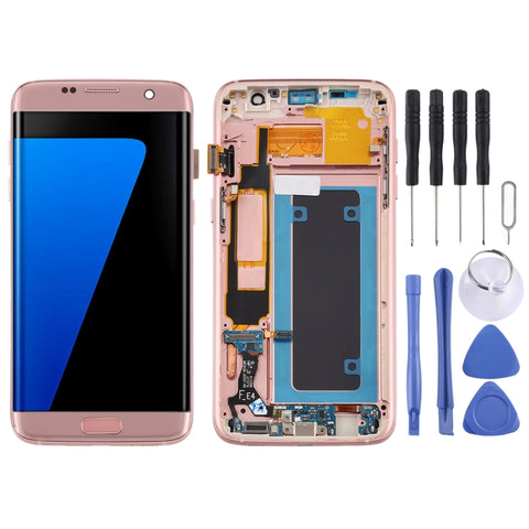 Schermo LCD in materiale OLED e digitalizzatore assemblaggio completo con cornice per Samsung Galaxy S7 Edge / SM-G935F, For Galaxy S7 Edge (OLED), For Samsung Galaxy S7 Edge (OLED), For Galaxy S7 Edge (OLED Material)�����������������������������������...
