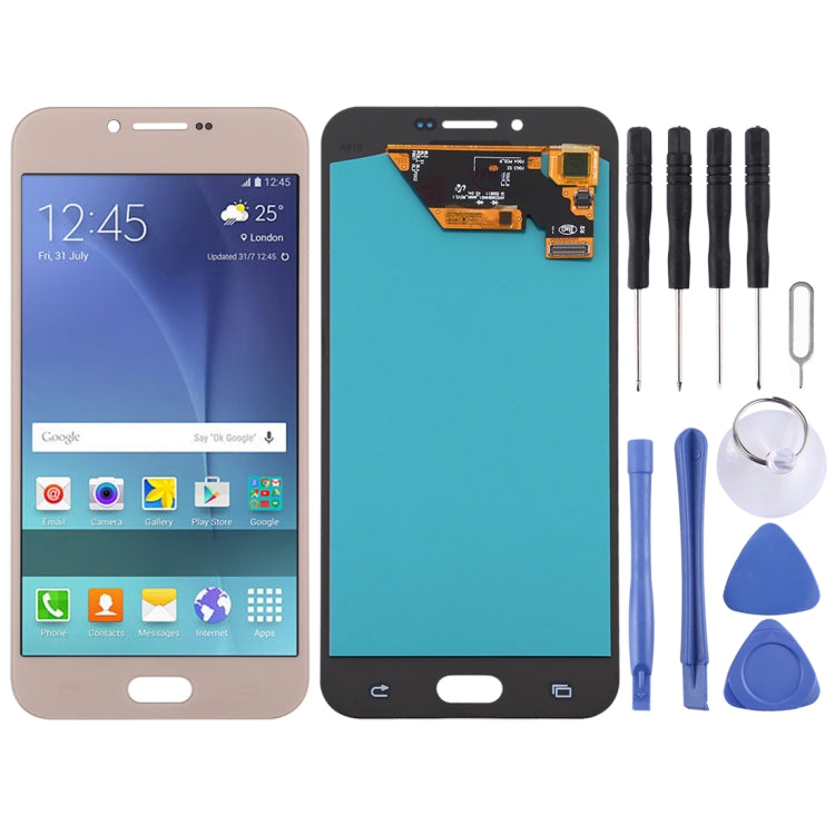 OLED Material LCD Screen and Digitizer Full Assembly for Samsung Galaxy A8 (2016) / SM-A810, For Galaxy A8 (2016)(OLED)                                 ...