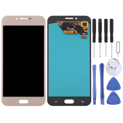 Schermo LCD in materiale OLED e digitalizzatore assemblaggio completo per Samsung Galaxy A8 (2016) / SM-A810, For Galaxy A8 (2016)(OLED), For Samsung Galaxy A8 (2016)(OLED Material)