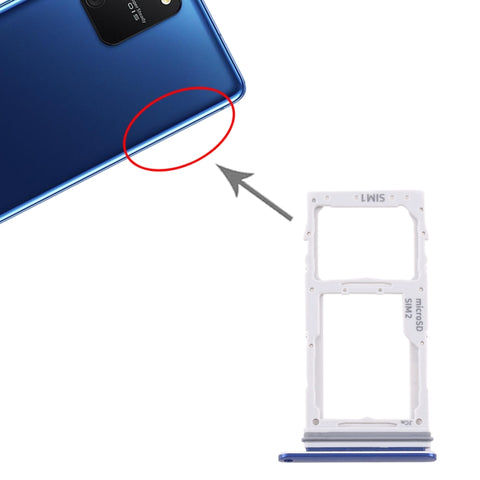 Per Samsung Galaxy S10 Lite SM-G770 Vassoio scheda SIM + Vassoio scheda SIM/Vassoio scheda micro SD, For Samsung Galaxy S10 Lite(dual card), For Samsung Galaxy S10 Lite