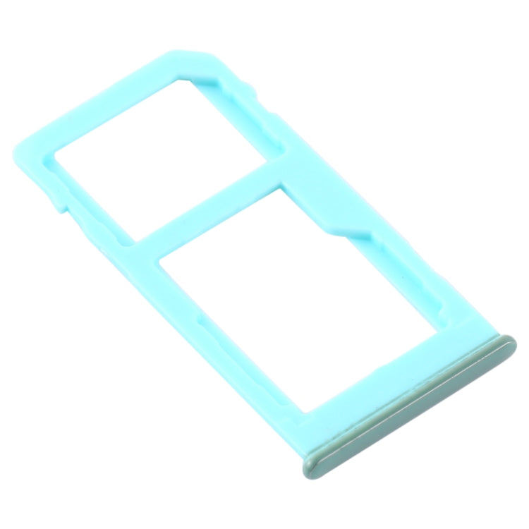 For Samsung Galaxy M40 SM-M405 SIM Card Tray + SIM Card Tray / Micro SD Card Tray, For Samsung Galaxy M40 (dual card) (Baby Blue)                       ...