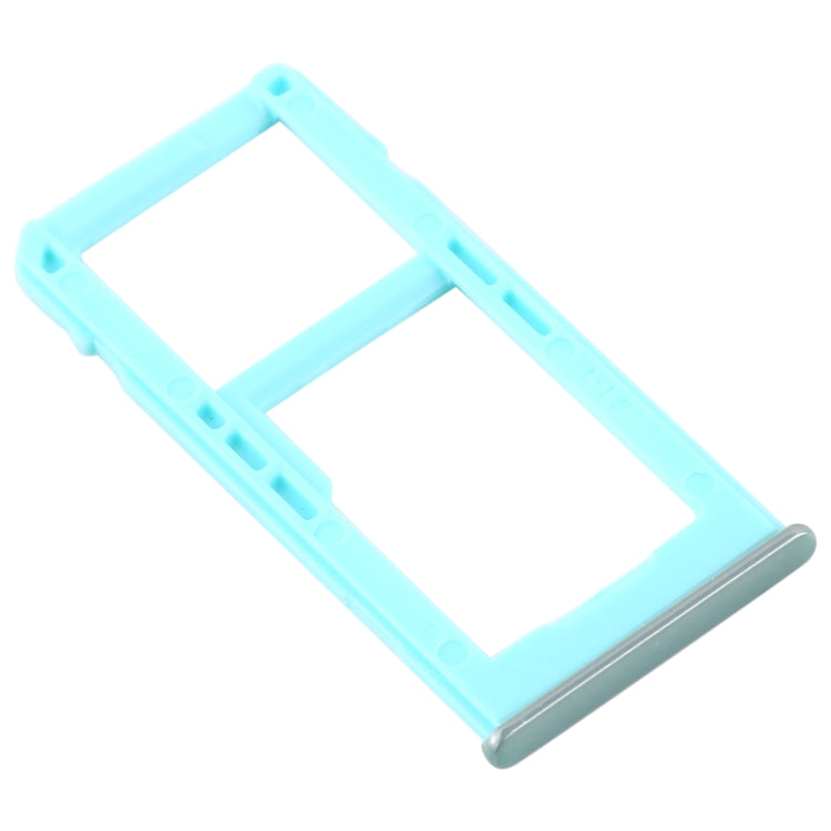 For Samsung Galaxy M40 SM-M405 SIM Card Tray + SIM Card Tray / Micro SD Card Tray, For Samsung Galaxy M40 (dual card) (Baby Blue)                       ...