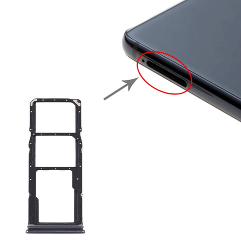 Per Samsung Galaxy A9 (2018) SM-A920 Vassoio scheda SIM + Vassoio scheda SIM + Vassoio scheda micro SD, For Samsung Galaxy A9 (2018)(dual card)