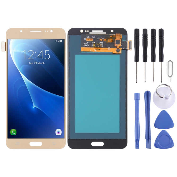 TFT Material LCD Screen and Digitizer Full Assembly for Galaxy J7 (2016) / On 8, J710F / J710FN / J710M / J710MN / J7108, For Samsung Galaxy J7 (2016),T...