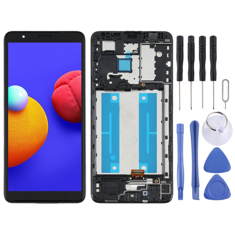 Schermo LCD e digitalizzatore assemblaggio completo con cornice per Samsung Galaxy A01 Core SM-A013, For Samsung Galaxy A01 Core