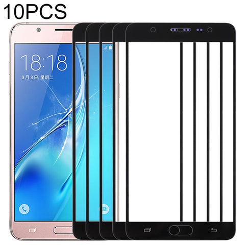 Per Samsung Galaxy J7 Max 10 pezzi Lente in vetro esterna per schermo anteriore, For Samsung Galaxy J7 Max