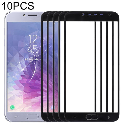 Per Samsung Galaxy J4 (2018) Lente in vetro esterna per schermo anteriore da 10 pezzi, For Samsung Galaxy J4 (2018), For Samsung Galaxy J4 2018 (10pcs)