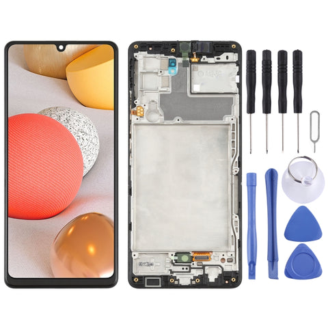 Schermo LCD originale e digitalizzatore assemblaggio completo con cornice per Samsung Galaxy A42 5G SM-A426, For Samsung Galaxy A42 5G (Original)