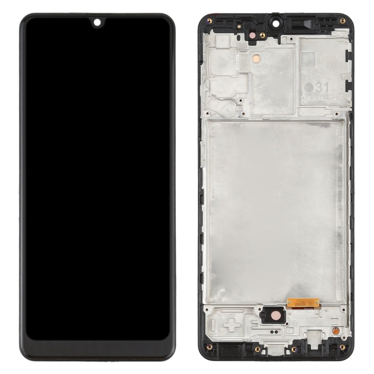 Schermo LCD in materiale OLED e digitalizzatore assemblaggio completo con cornice per Samsung Galaxy A31 SM-A315 (6,33 pollici)                         ...