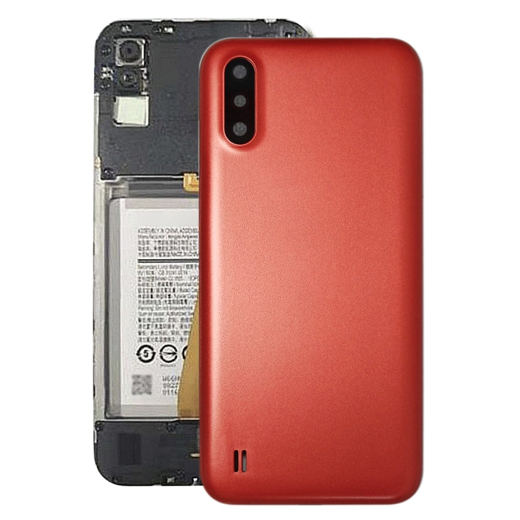 Samsung Galaxy A01 Battery Back Cover with Camera Lens Frame