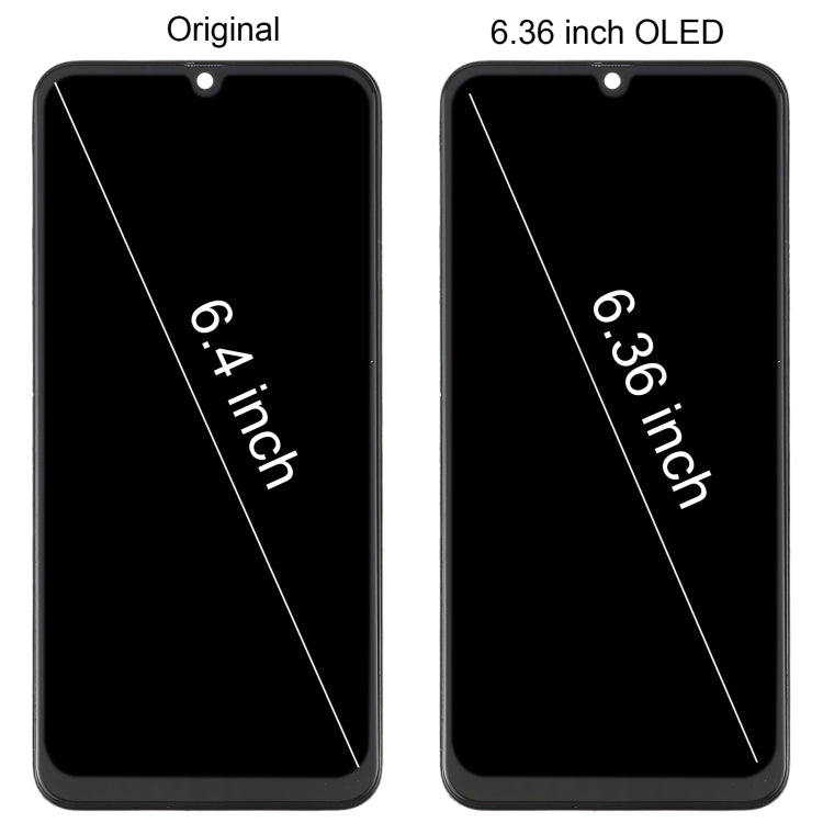 Schermo LCD in materiale OLED e digitalizzatore assemblaggio completo con cornice per Samsung Galaxy M31 / Galaxy M31 Prime SM-M315                     ...