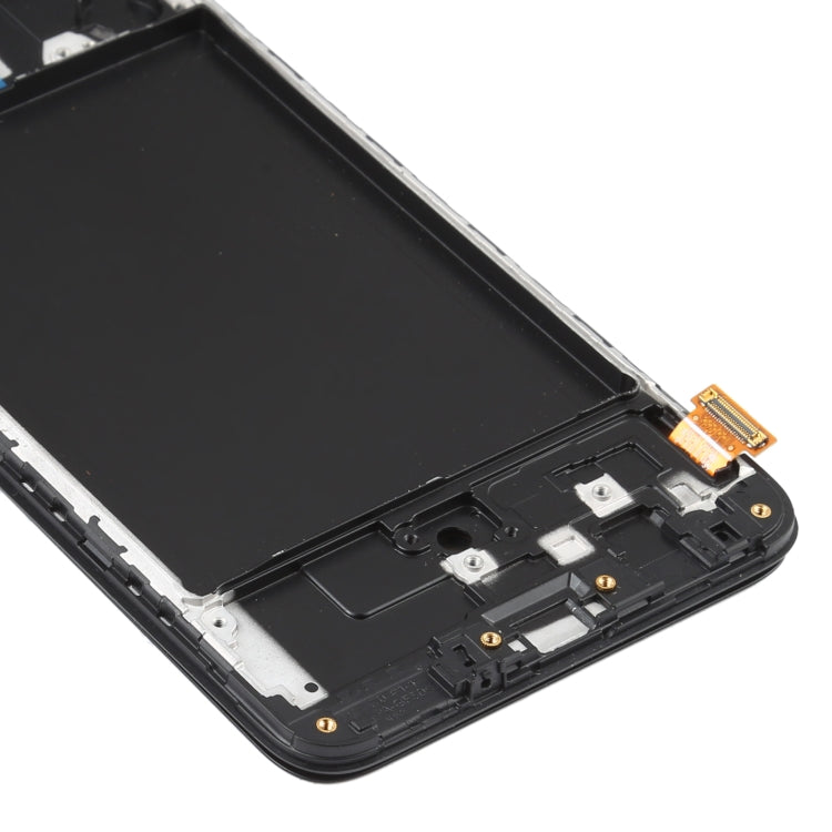 Schermo LCD in materiale OLED e digitalizzatore assemblaggio completo con cornice per Samsung Galaxy A70 SM-A705 (6,39 pollici)                         ...
