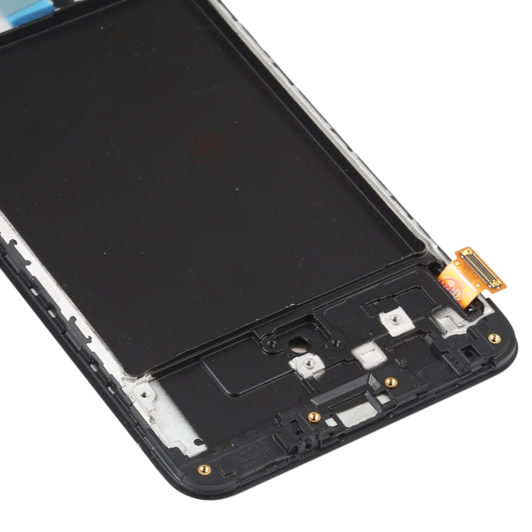 Schermo LCD in materiale OLED e digitalizzatore assemblaggio completo con cornice per Samsung Galaxy A70 SM-A705 (6,7 pollici)                          ...