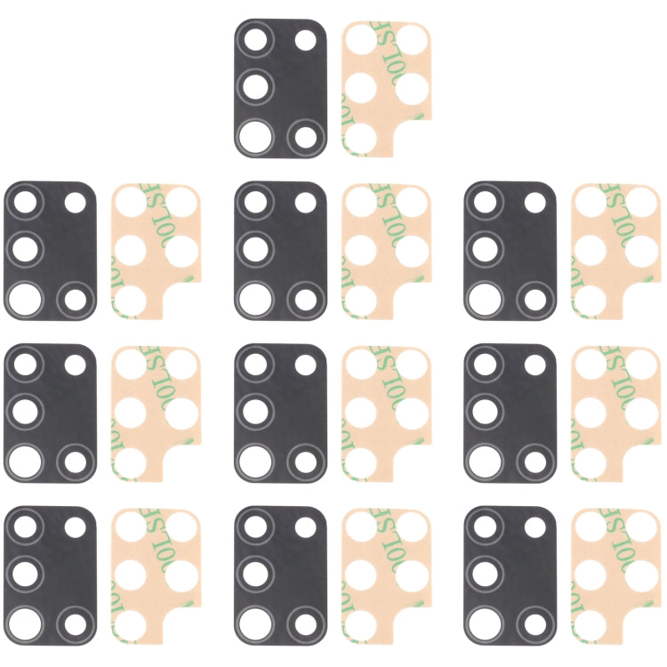 For Samsung Galaxy A31 SM-A315 10pcs Back Camera Lens, For Samsung Galaxy A31
