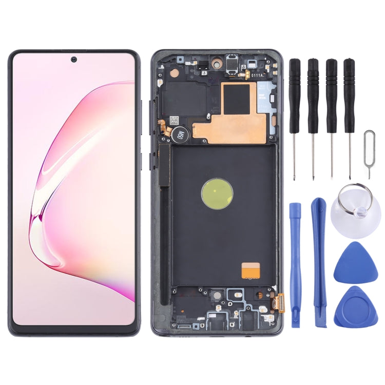 TFT Material LCD Screen and Digitizer Full Assembly With Frame for Samsung Galaxy Note10 Lite SM-N770, Not Supporting Fingerprint Identification        ...