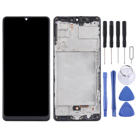 Écran LCD en matériau TFT et numériseur, assemblage complet avec corniche pour Samsung Galaxy A42 5G SM-A426, non pris en charge l'identification de l'empreinte numérique, pour Samsung Galaxy A42 5G (TFT)