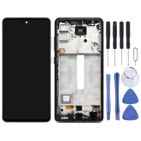 Schermo LCD originale e digitalizzatore assemblaggio completo con cornice per Samsung Galaxy A52 SM-A526 (versione 5G), For Samsung Galaxy A52 (5G)