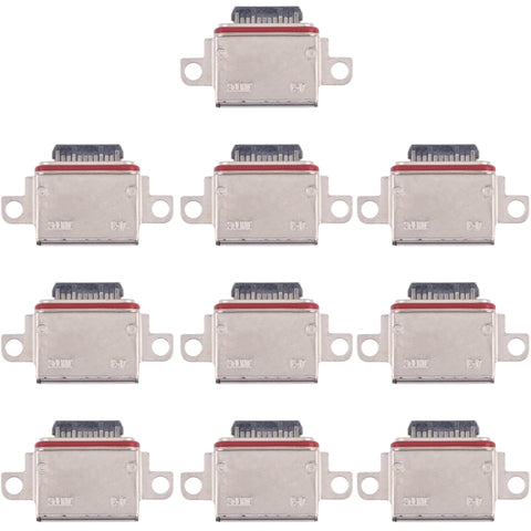 10 connettori porta di ricarica per Samsung Galaxy Note20 Ultra / Note20 Ultra 5G SM-N985F, SM-N985F/DS, SM-N986B, SM-N986B/DS, SM-N986U, SM-N986U1, SM-N986W, SM-N9860, SM-N986N, For Samsung Galaxy Note20 Ultra / Note20 Ultra 5G