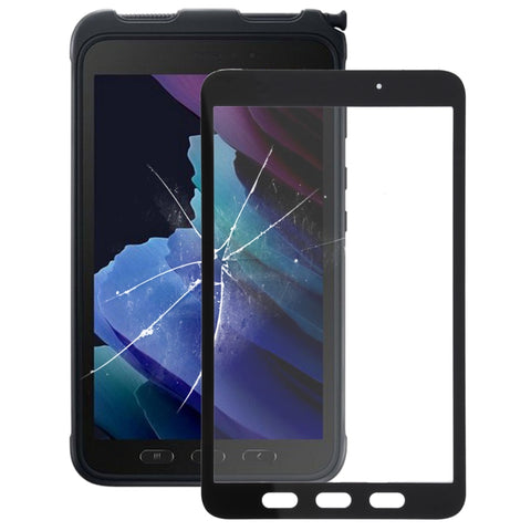 Pour Samsung Galaxy Tab Active3 SM-T570 Lente en verre extérieur pour écran antérieur avec adhésif OCA clairement transparent, pour Samsung Galaxy Tab Active3