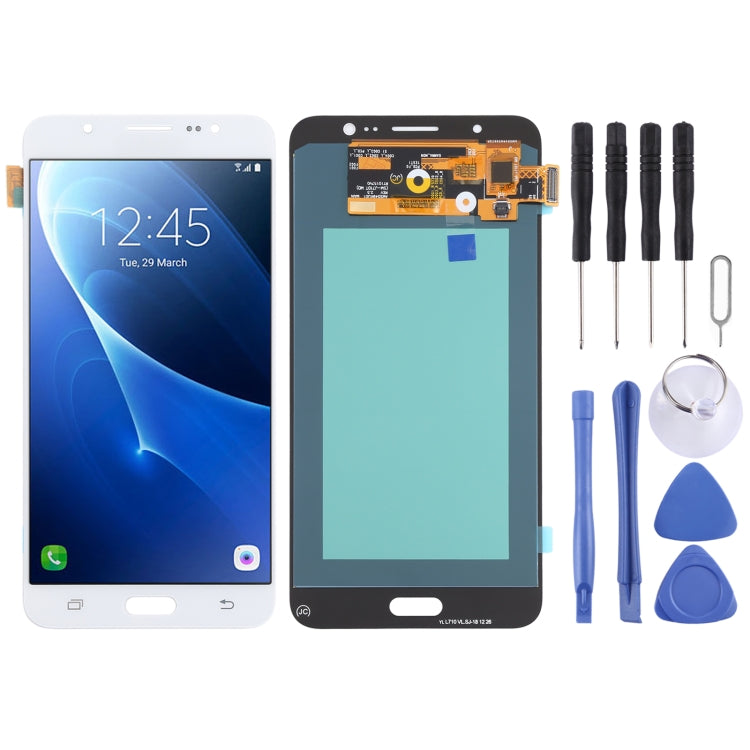 OLED Material LCD Screen and Digitizer Full Assembly for Samsung Galaxy J7 (2016) SM-J710, For Galaxy J7 (2016)(OLED)                                   ...