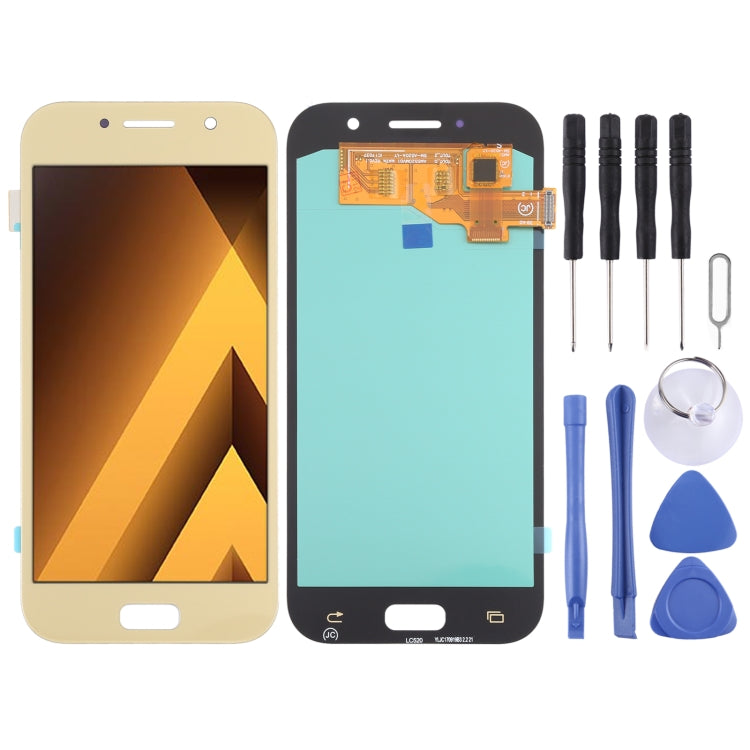 OLED Material LCD Screen and Digitizer Full Assembly for Samsung Galaxy A5 (2017) SM-A520, For Galaxy A5 (2017)(OLED)                                   ...