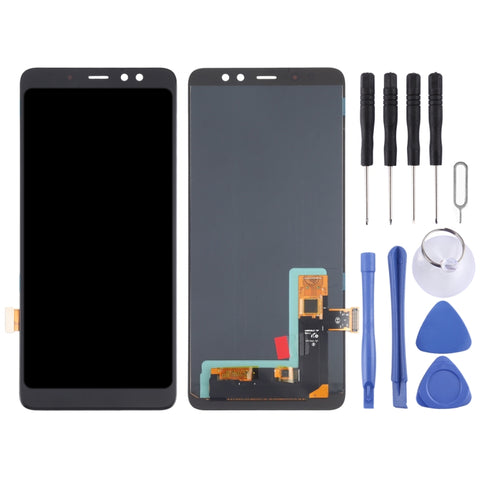 Schermo LCD in materiale OLED e digitalizzatore assemblaggio completo per Samsung Galaxy A8+ (2018) SM-A730, For Samsung Galaxy A8+ (2018)(OLED Material)